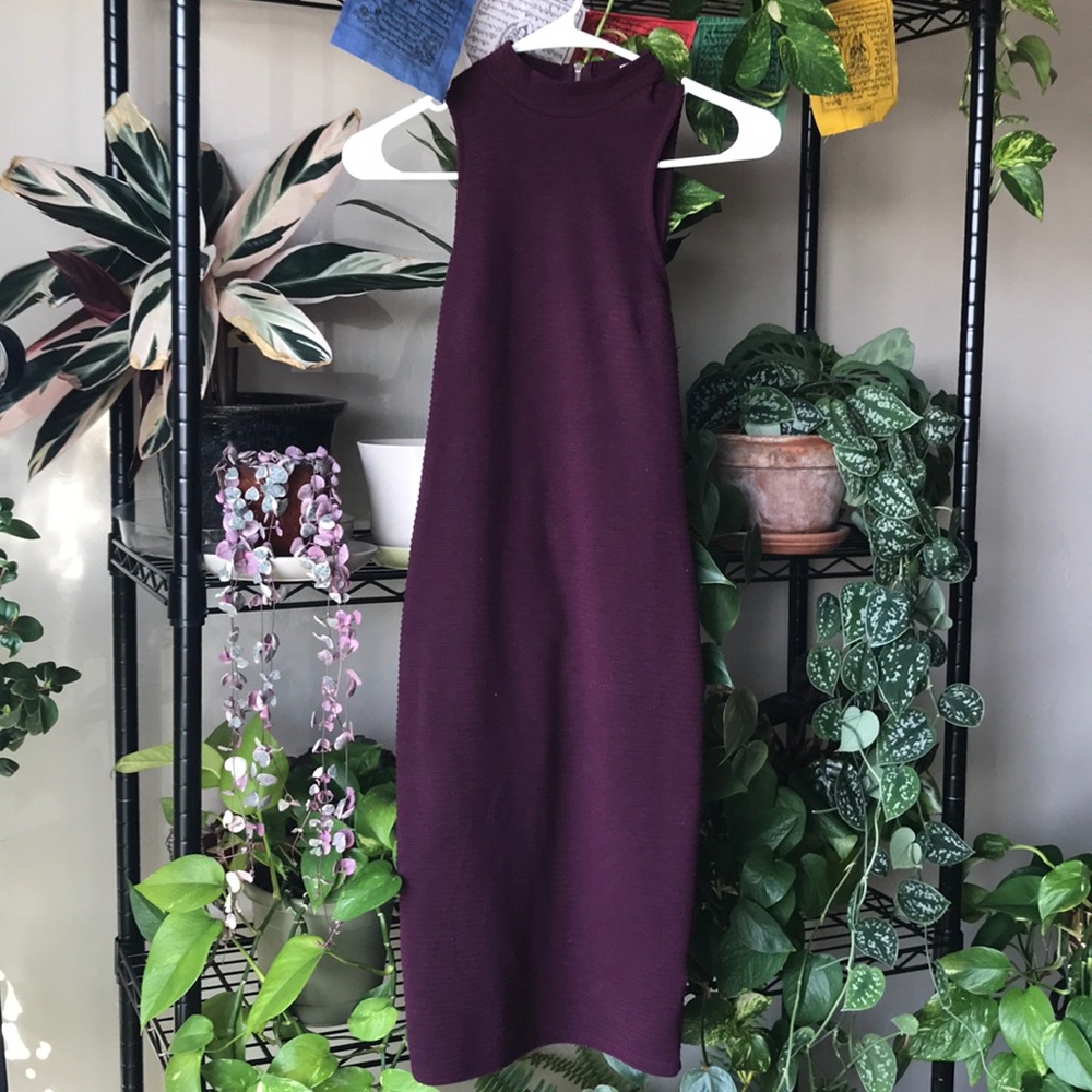 Purple Bodycon Dress